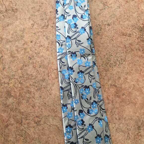 NWT Jason & Vogue silk floral tie - Picture 10 of 16